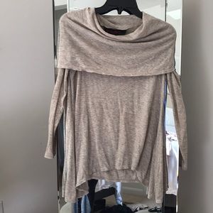 Over the shoulder sweater